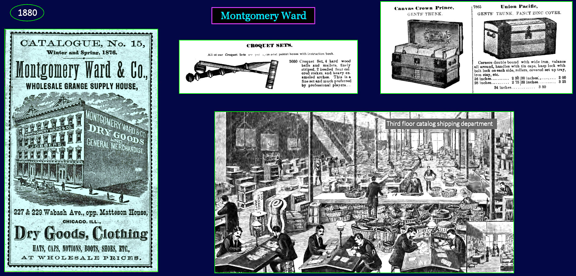 Montgomery Ward catalo, 1800